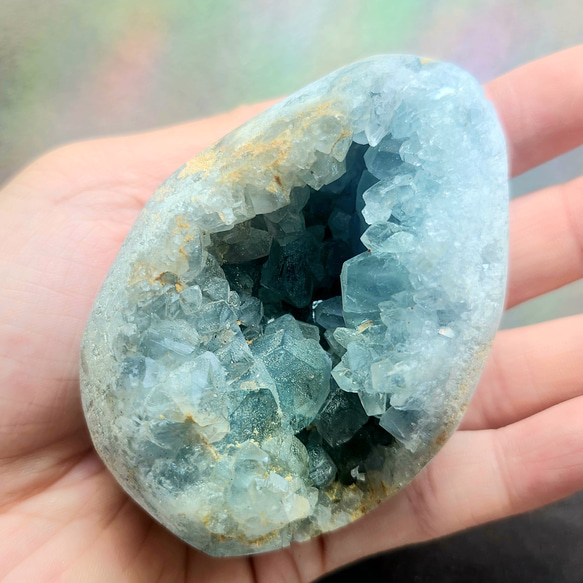 一点物】セレスタイト 原石 ⑨ ✩.*˚天然石×インテリア