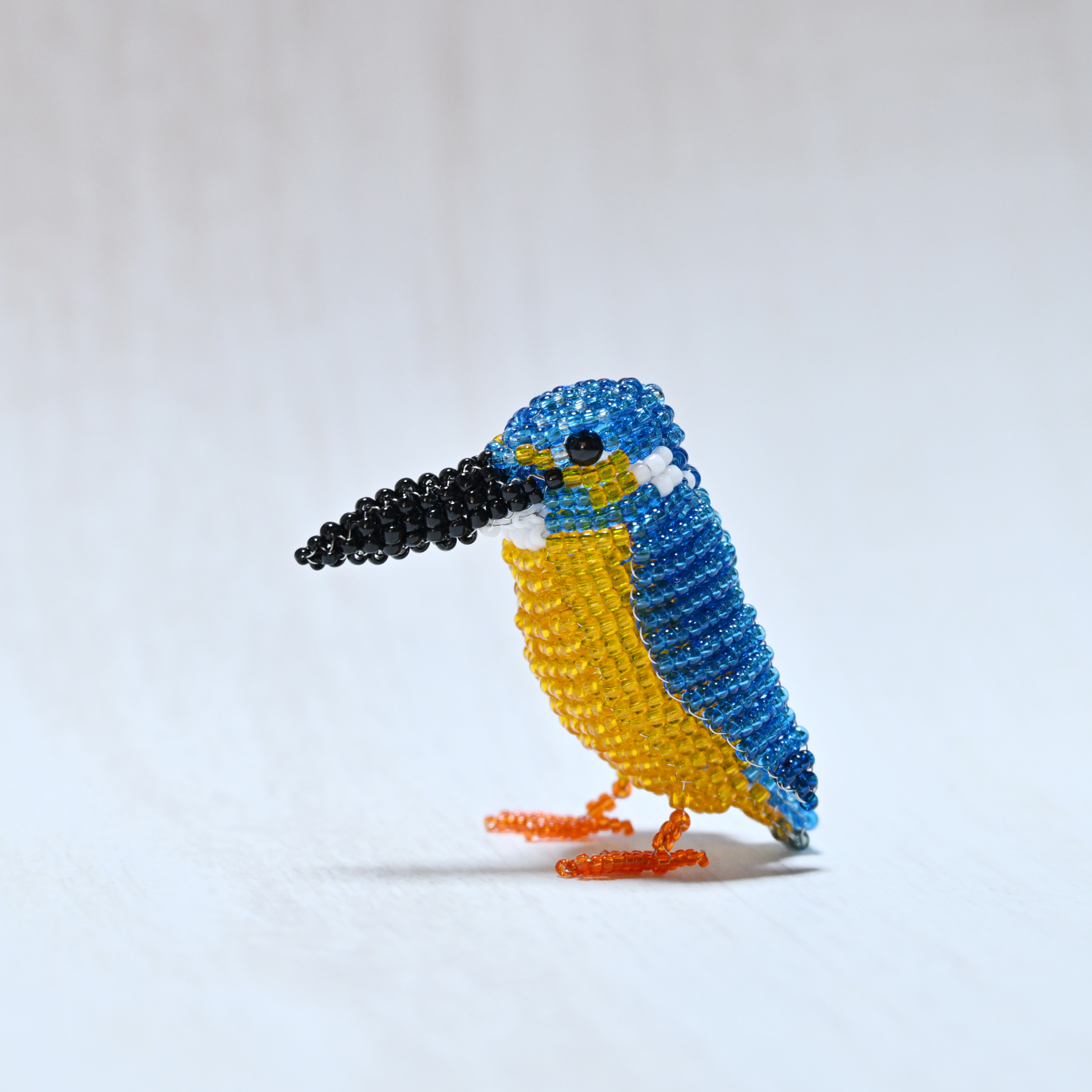 受注製作・シードビーズのカワセミ