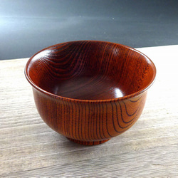 ケヤキ　お味噌汁が飲みやすいお椀 2枚目の画像
