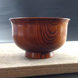 ケヤキ　お味噌汁が飲みやすいお椀 1枚目の画像