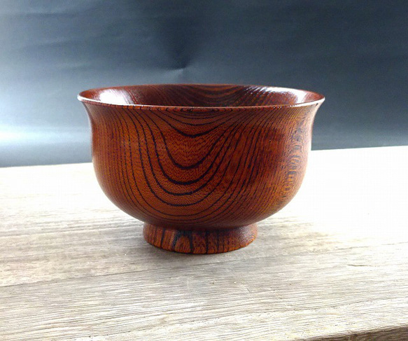 ケヤキ　お味噌汁が飲みやすいお椀 6枚目の画像