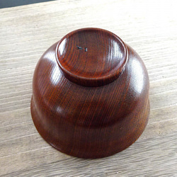 ケヤキ　お味噌汁が飲みやすいお椀 4枚目の画像