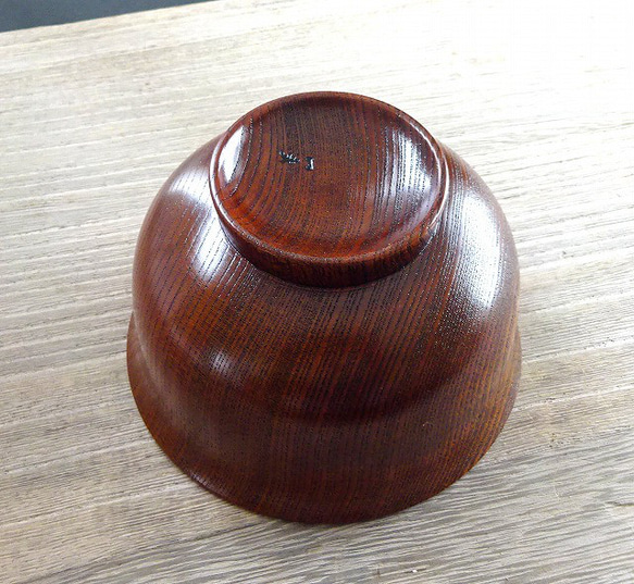 ケヤキ　お味噌汁が飲みやすいお椀 4枚目の画像