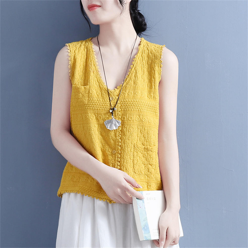 無袖レディースタンクトップ