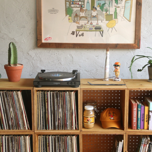 Vinyl box レコードボックス スタッキングボックス おもちゃ箱