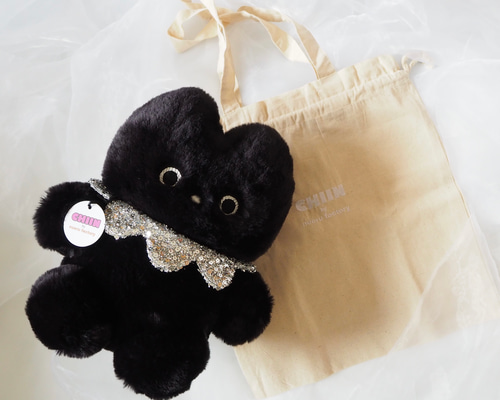 nueru factoryさん製 黒猫C.E.O 作家製 ぬいぐるみ nueru factoryさん