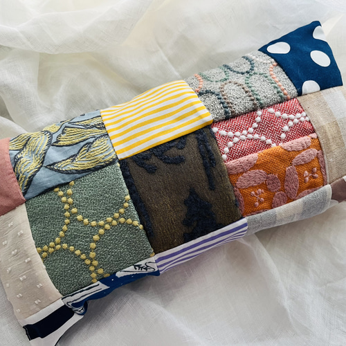 クッション　ミナペルホネン　ringo　パッチワーク クッション ミナペルホネン ringo パッチワーク mina perhonen