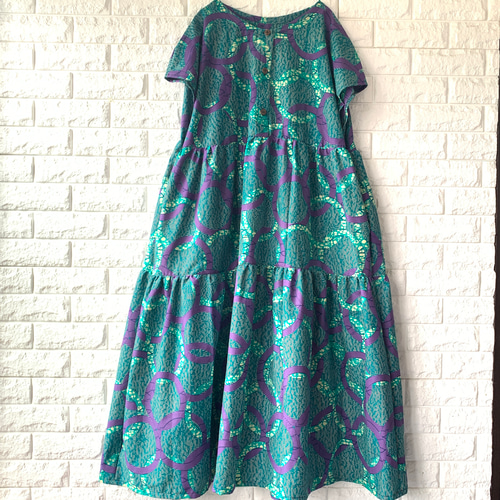 アフリカンプリント ワンピース ワンピース manaaina 通販 17735499