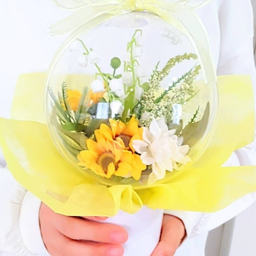 バルーンフラワー、フラワーバルーンアレンジ♡お誕生日プレゼント