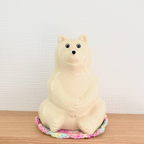 しろくま貯金箱⭐︎お花マット その他インテリア雑貨 ～pipo～ 通販