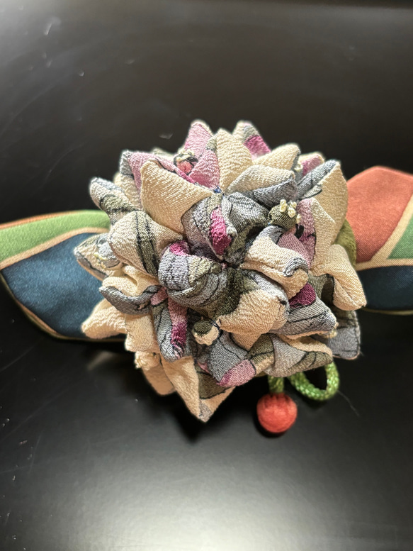 和風サシェ袋 匂い袋 紫陽花の花 吊るし飾り 巾着袋 temakaru 通販