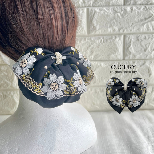 ミハエルネグリン レースバレッタ ミハエルネグリン＊ヘア レース