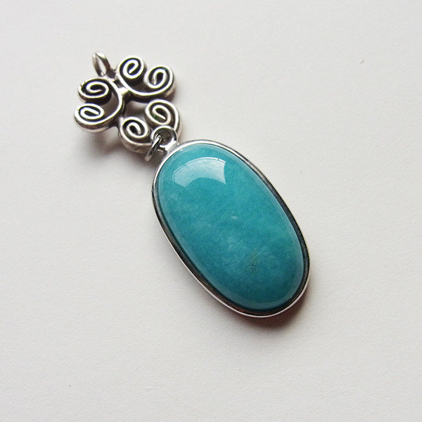 アマゾナイト　ペンダントトップ