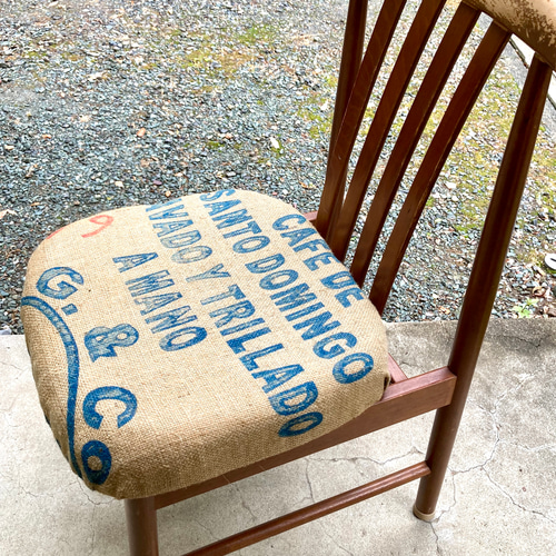 珈琲豆麻袋で作った椅子 椅子（チェアー）・スツール トム 通販  