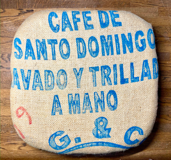 珈琲豆麻袋で作った椅子 