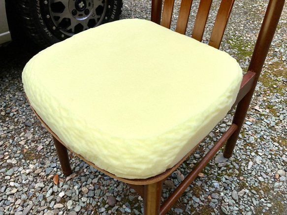 珈琲豆麻袋で作った椅子 