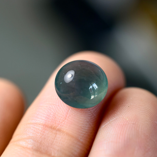 RS6-111 上品 宝石質 深い氷藍緑 天然グアテマラ産 A貨 本翡翠