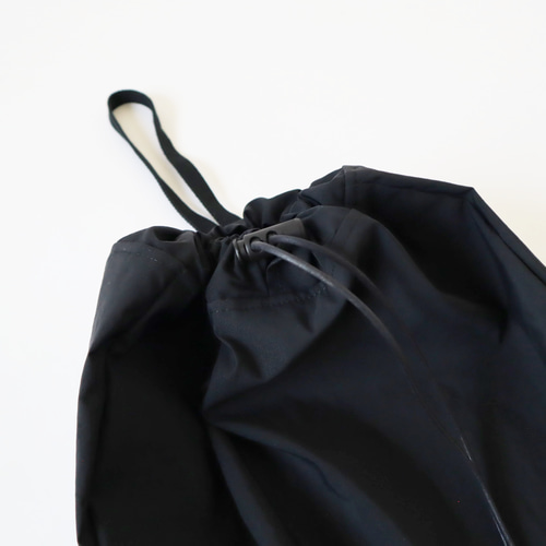 タスランナイロン 巾着 手提げ 撥水 軽量 ブラック 巾着バッグ studio