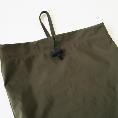 タスランナイロン 巾着 手提げ 撥水 軽量 オリーブ カーキ 巾着バッグ