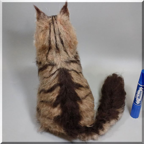羊毛フェルト 猫 サイベリアン ねこ ネコ 猫フィギュア 羊毛フェルト