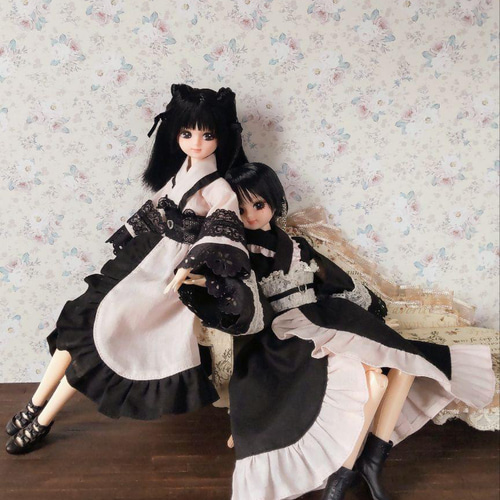 ドール服 リカちゃん 27cmドール 地雷系 浴衣風 ドレス その他