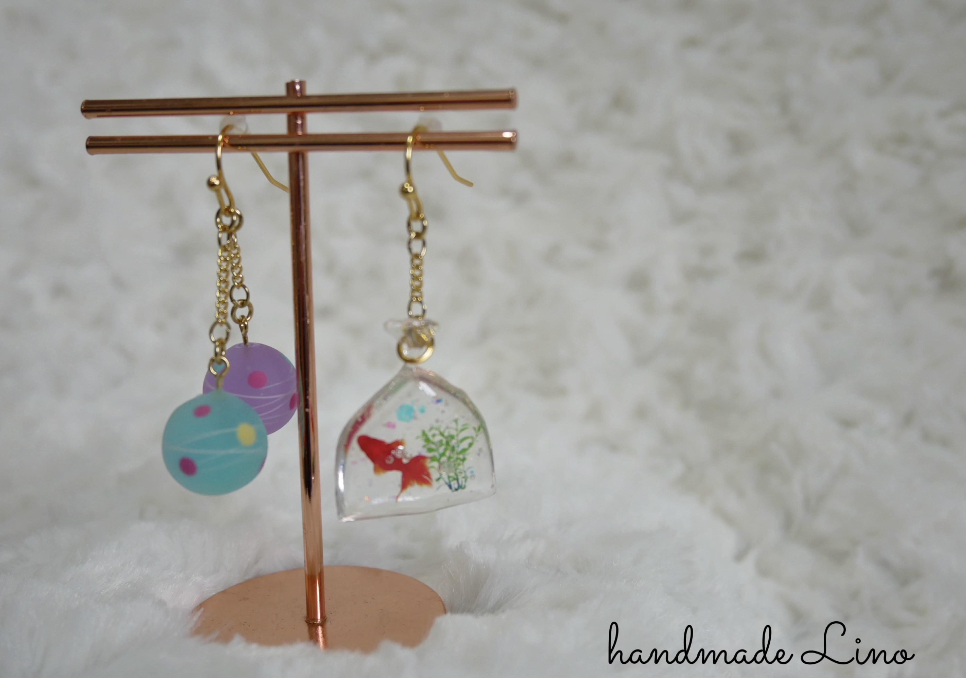 水風船＊金魚すくい袋ピアスオーダー受付ページ