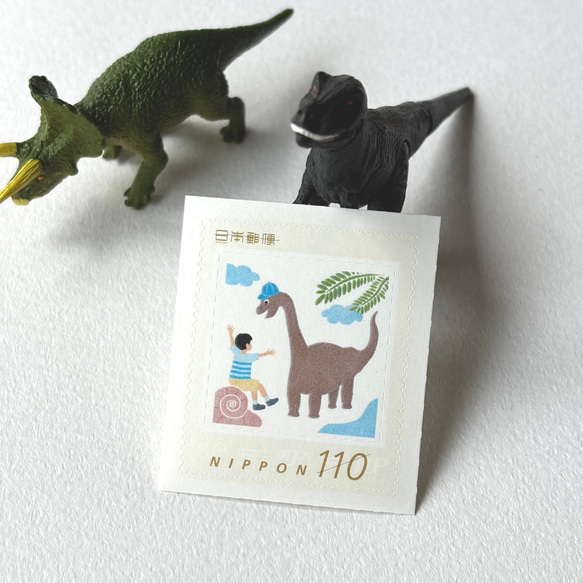 110円切手 恐竜と会った日 レターセット armeria 通販 17737259