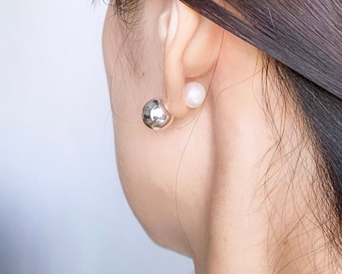 Pearl Ball 2way スタッドピアス サージカルステンレス