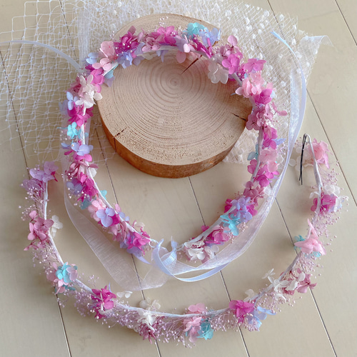 ラプンツェル風ヘアセット⭐︎花冠☆ヘアピン⭐︎バースデー