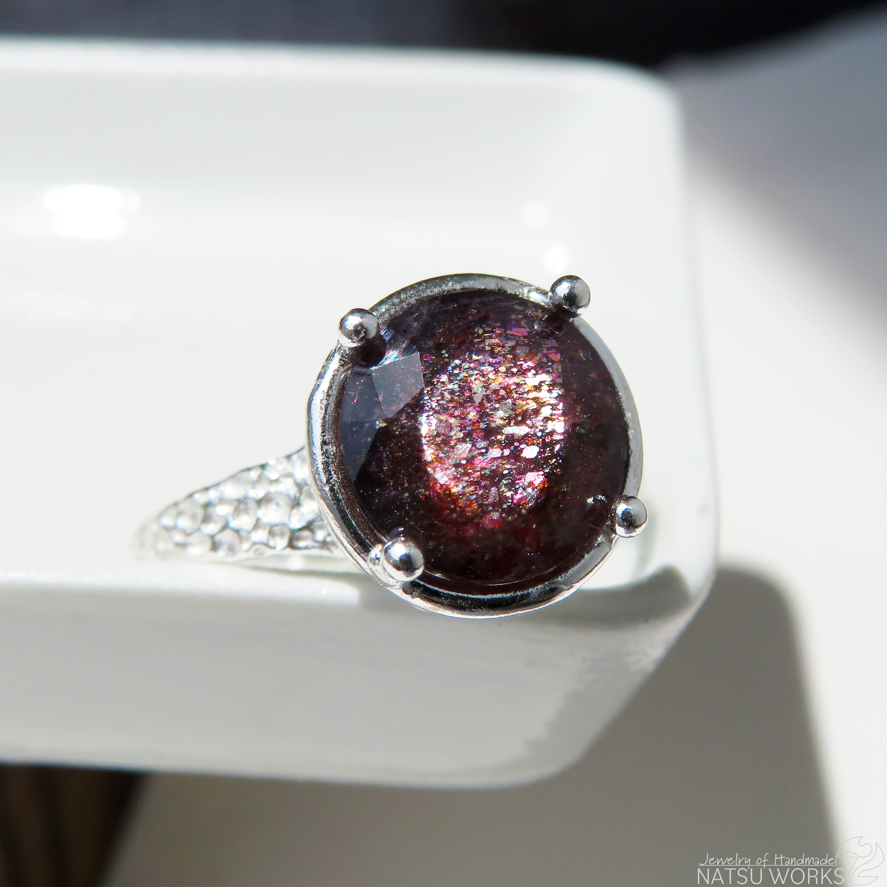 アイオライトサンストーン リング / Iolite Sunstone Ring