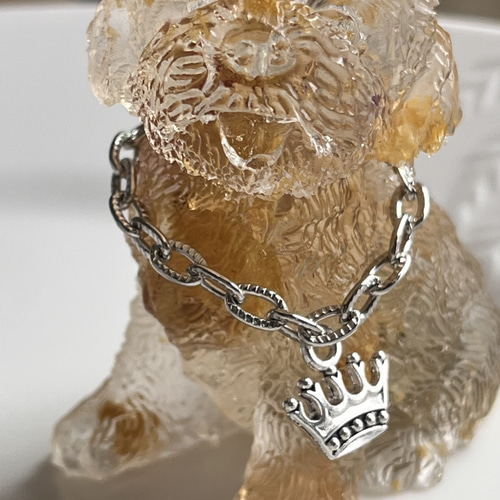 オルゴナイト フラワー☆プードル1 犬置物 インテリア 遺骨