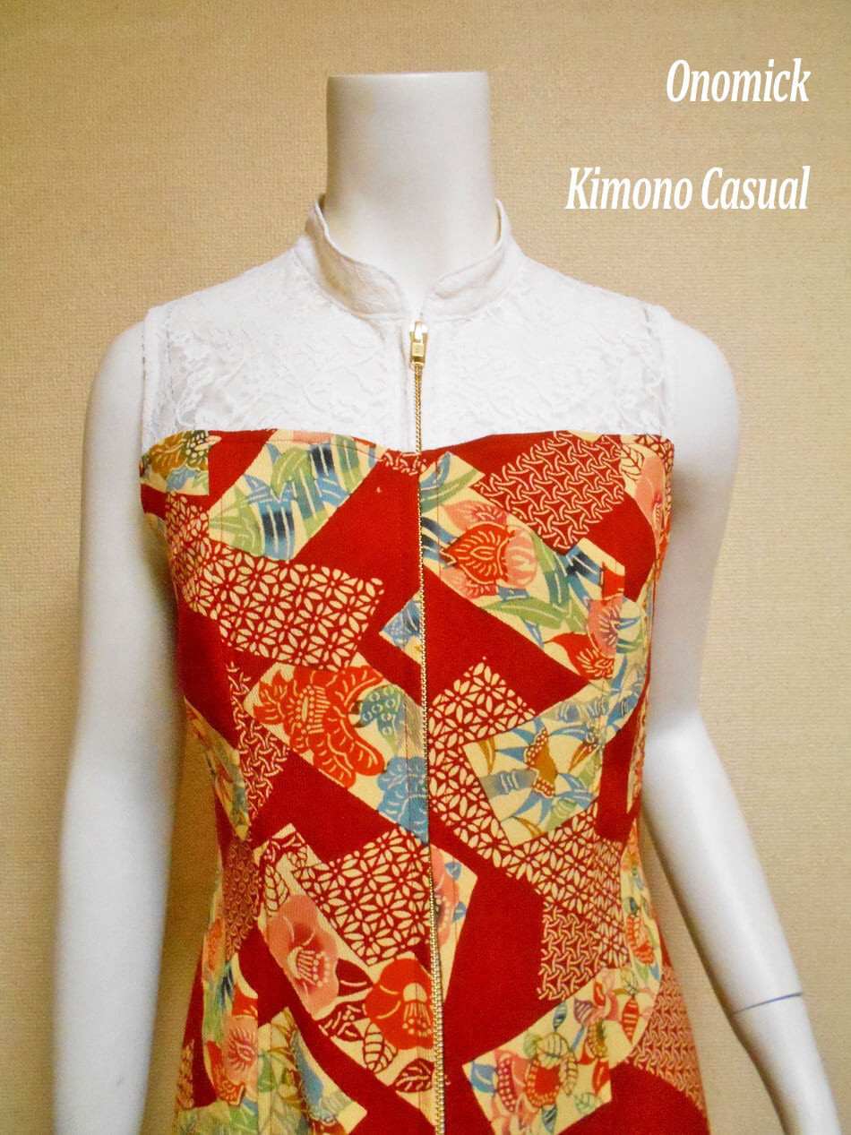 ジップスリットドレス Zip slit dress LO-499/S