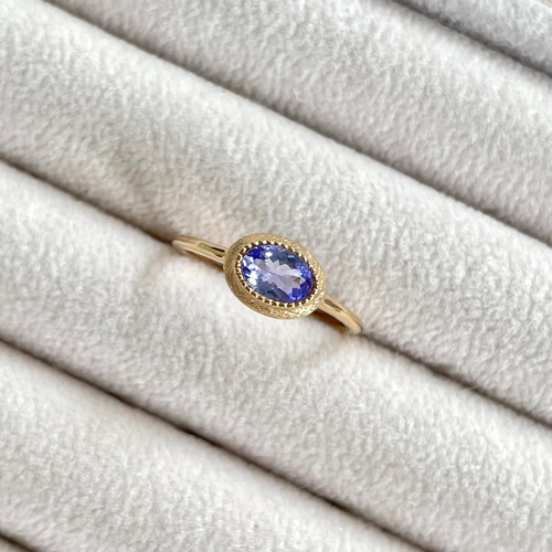 タンザナイト／フクリンリング✴︎ オーダージュエリー新作✴︎希少石