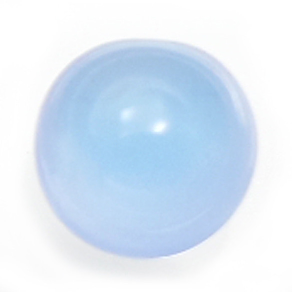 ブルーアゲート丸玉 天然石ルース限定品 ブルーアゲート(Blue agate) 丸玉穴無し/10個