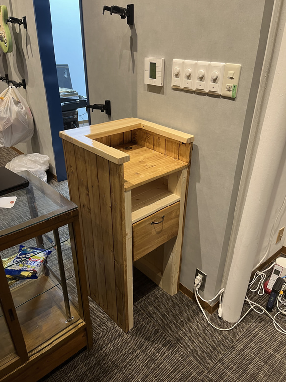 スリム　レジカウンター　受付カウンター　レジ台 