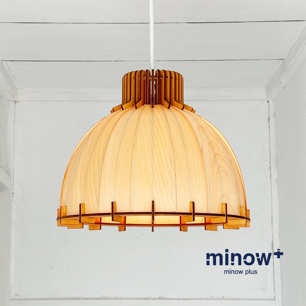 ハンドメイド 桧の木製ペンダントライト／優しい木目／ナチュラル照明 木製ペンダントライト「ファクトリー（ひのき）」｜北欧インテリア
