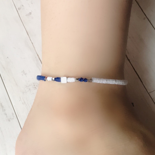 ¥450～ ꒡̈⃝smile ミサンガ アンクレット オーダー受付中 450〜 ☺︎Smile アンクレット ミサンガ オーダー受付中