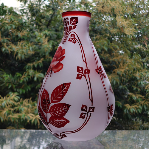 花瓶 サンドブラスト作品 【公式通販】