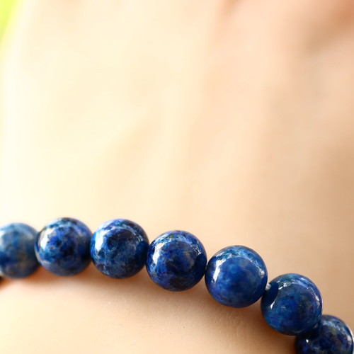 マトリクスラズライト　ブレスレット 希少] マトリクス・ラズライト ブレスレット 6mm #NK169