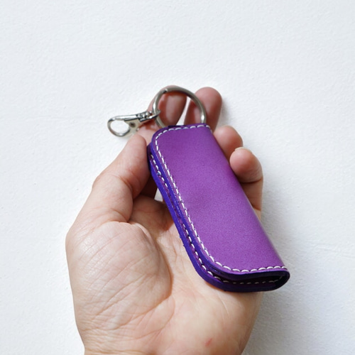 みにみにレザーキーコインケース 革小物 キーリング コインケース