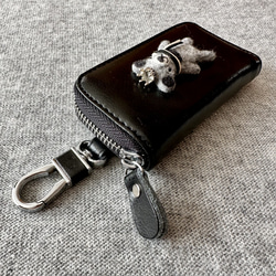 『KUMAWN/クマウン』カードポケット2個付き 便利なキーケース・牛革・多機能・スマートキー 6枚目の画像