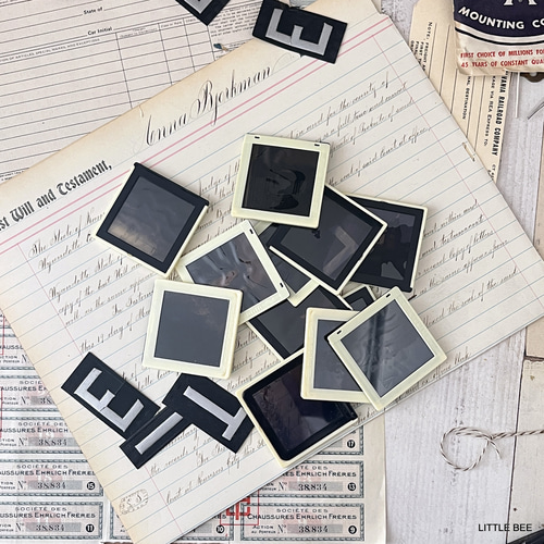 166・イギリス スライドフイルム ガラス付き 8枚 フィルム 古い物