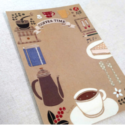 お気に入りに囲まれた♪ポストカード＜珈琲＞【原画は切り絵】 2枚目の画像