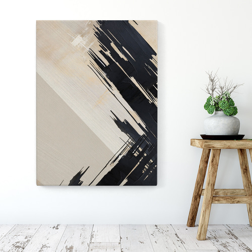 北欧 ジャパンディ なぞえ 斜交い インテリアアートパネル 2枚セット