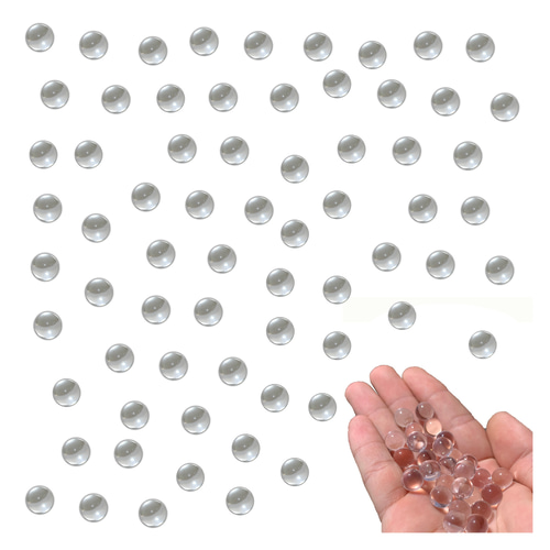 ビーズ クリア 10mm 丸 穴なし 300個 穴なし 透明 ラウンド