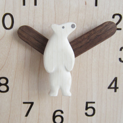 シロクマ君　置き時計・写真立て 5枚目の画像
