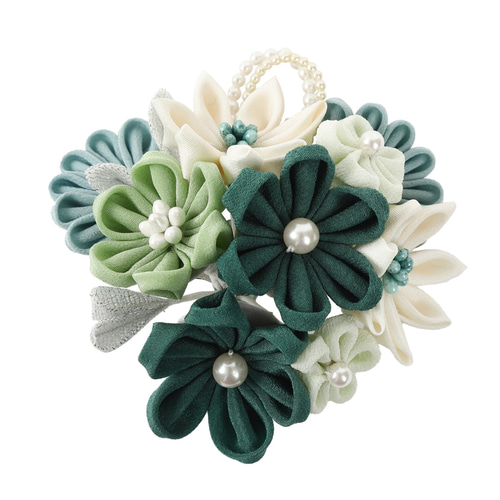 つまみ細工 アクセサリー 髪飾り コサージュ ブローチ 入学 卒業