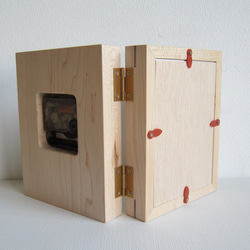 白ラブ　置き時計・写真立て 4枚目の画像