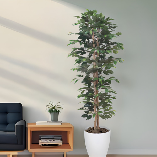 光触媒 人工観葉植物 フェイクグリーン ベンジャミンスリム1.6m その他  