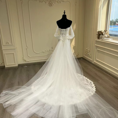 今すぐ買う、絶対後悔しない！取り外しお袖 シースル マーメイド